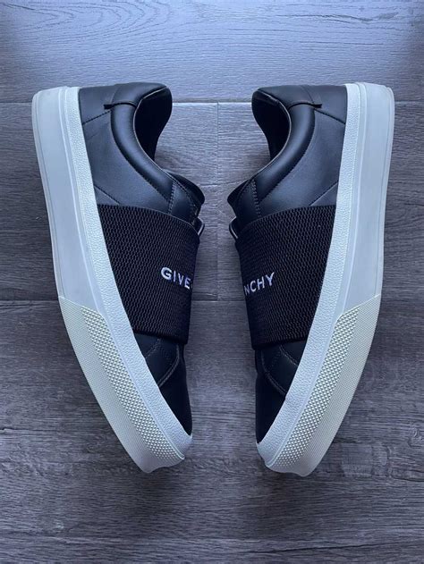 givenchy elastic strap sneakers in leather|City Sport sneakers in leather with GIVENCHY strap .